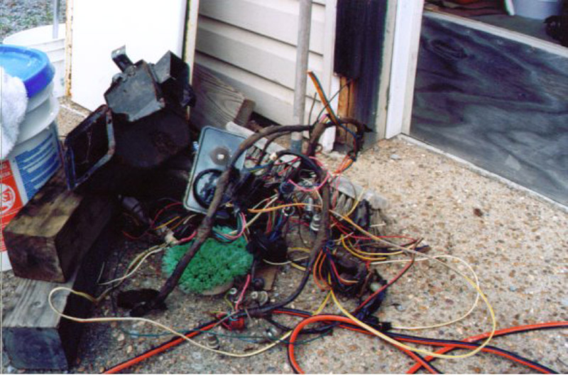 Old wiring harness